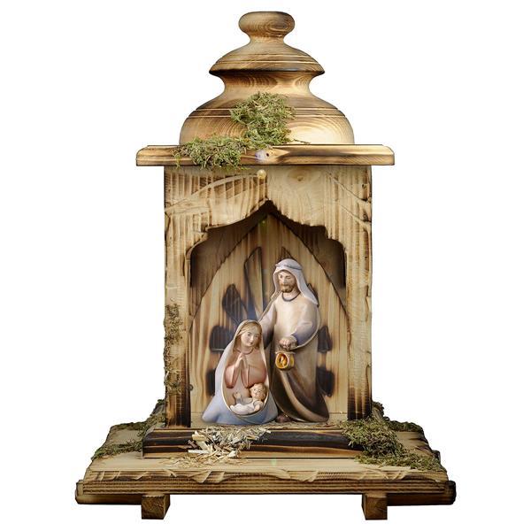 Nativity Comet - 3 Pieces + Lantern stable with light - color