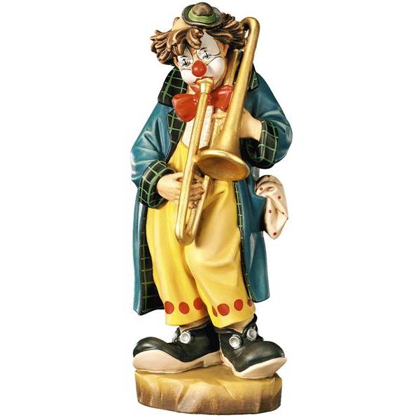 Clown with trombone - color