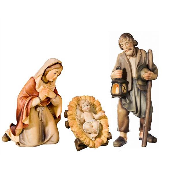 T.Holy Family (4pcs.) with manger - color