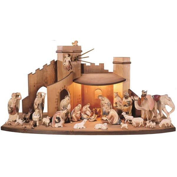Manger w/tower  (without Nativities) - natural