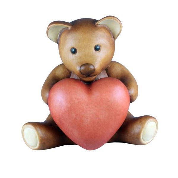 Teddybär with hart - natural