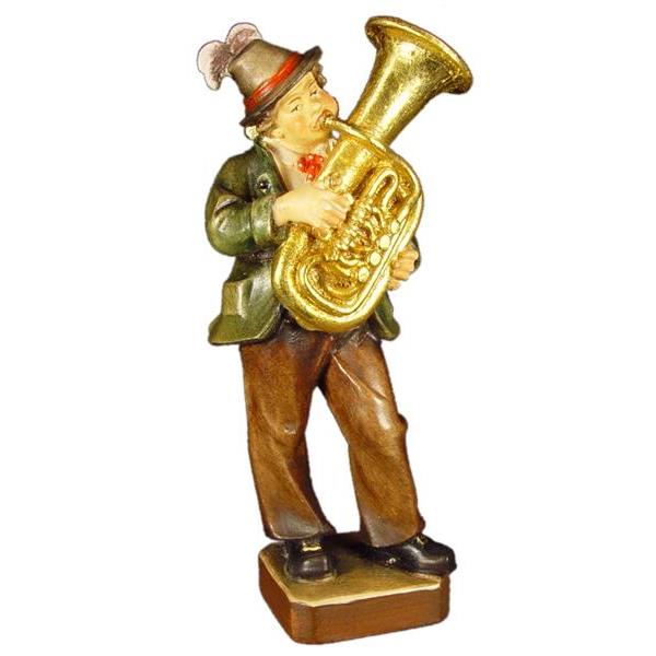 Tuba player - color