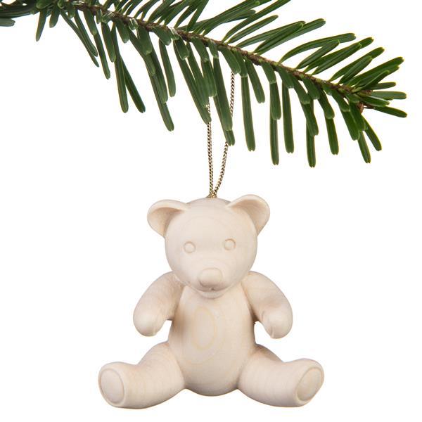 christmas tree decoration teddy bear - natural