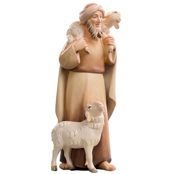 LI Pastore con due pecore - colorato