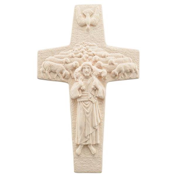 Croce buon pastore di Papa Francesco - naturale