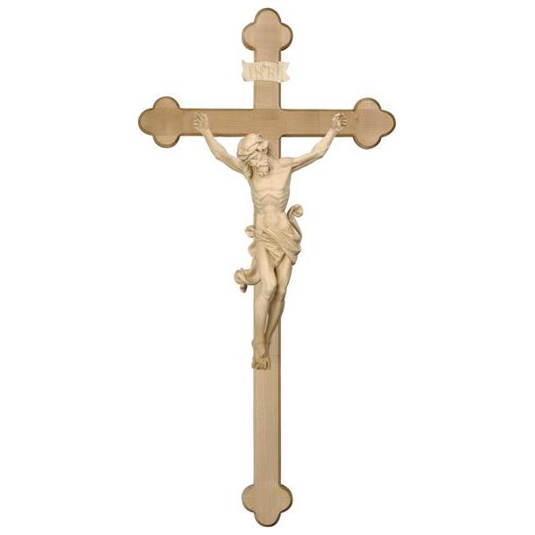 Cristo Leonardo-croce brunita barocca - naturale