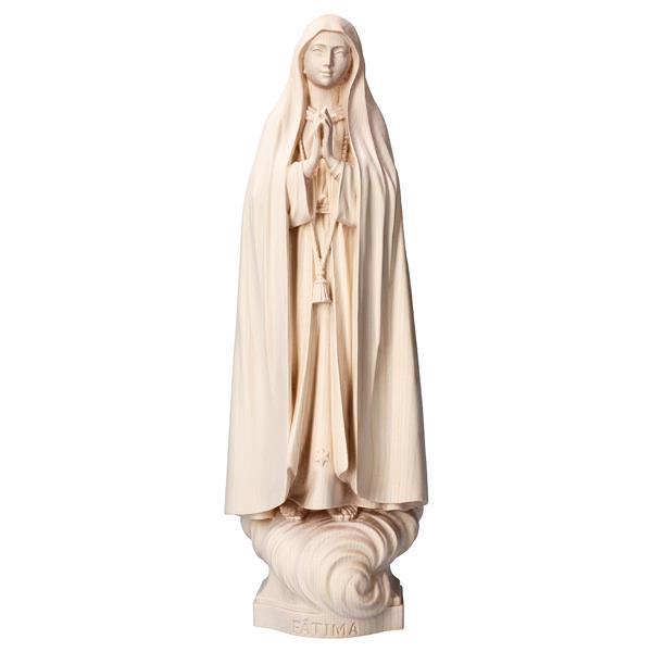 Madonna di Fátima Capelinha - Legno di tiglio scolpito - naturale