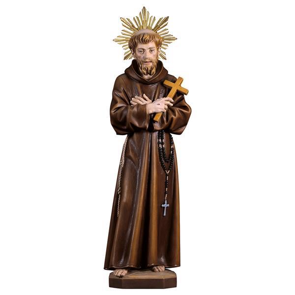 S. Francesco d´Assisi con croce con Raggiera - colorato
