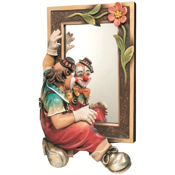 Clown con specchio(sin.) - colorato