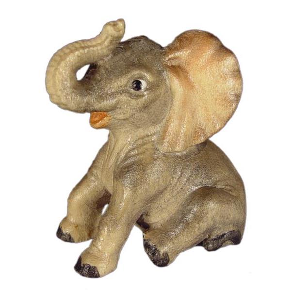 Elefante seduto - colorato
