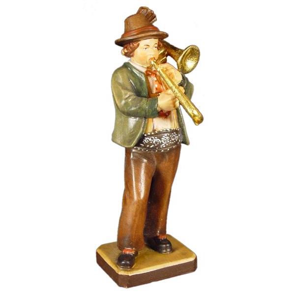 Suonatore con trombone - colorato